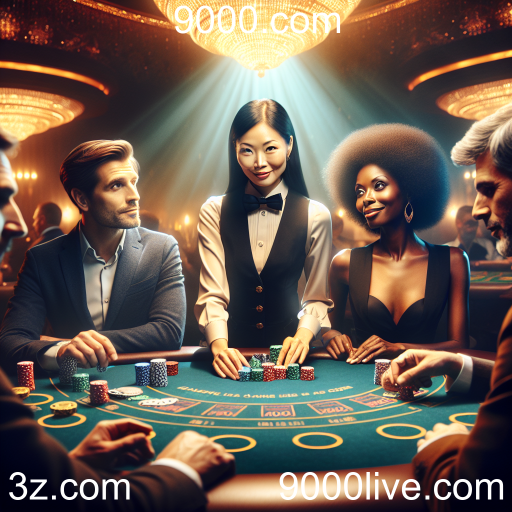 A Emoção do Casino Ao Vivo no 9000.com